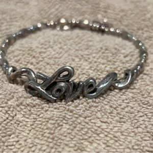 Alex and ani love bracelet